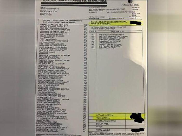 Used 2018 Holiday Rambler Endeavor 44H