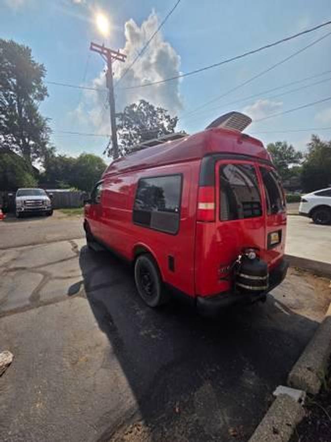 Used 2010 GMC Savana 2500 Custom Camper Van – Solar, Lithium Battery, Full Van Build