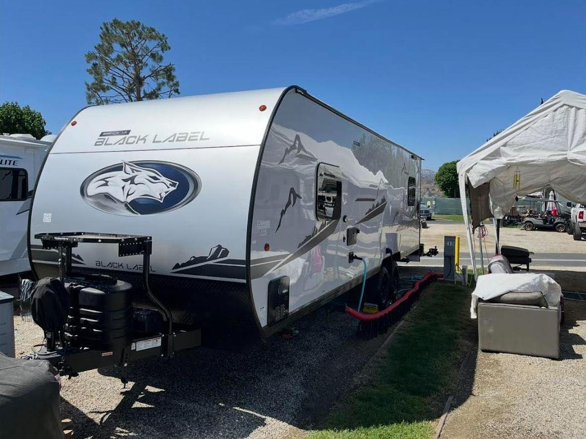 Used 2024 Forest River Cherokee Grey Wolf Black Label 22RRBL Travel Trailer Toy Hauler
