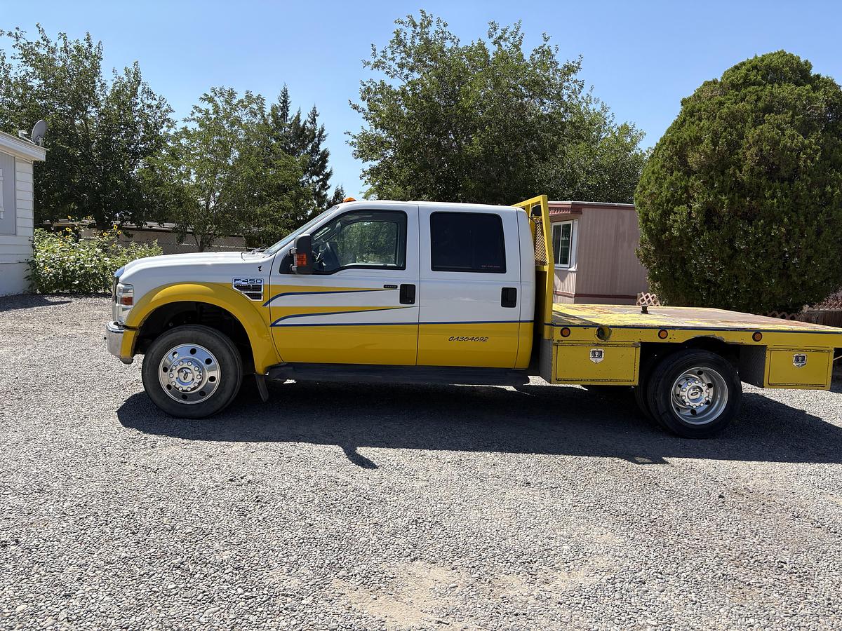 Used 2008 Ford F-450 XL Super Duty Crew Cab Flatbed