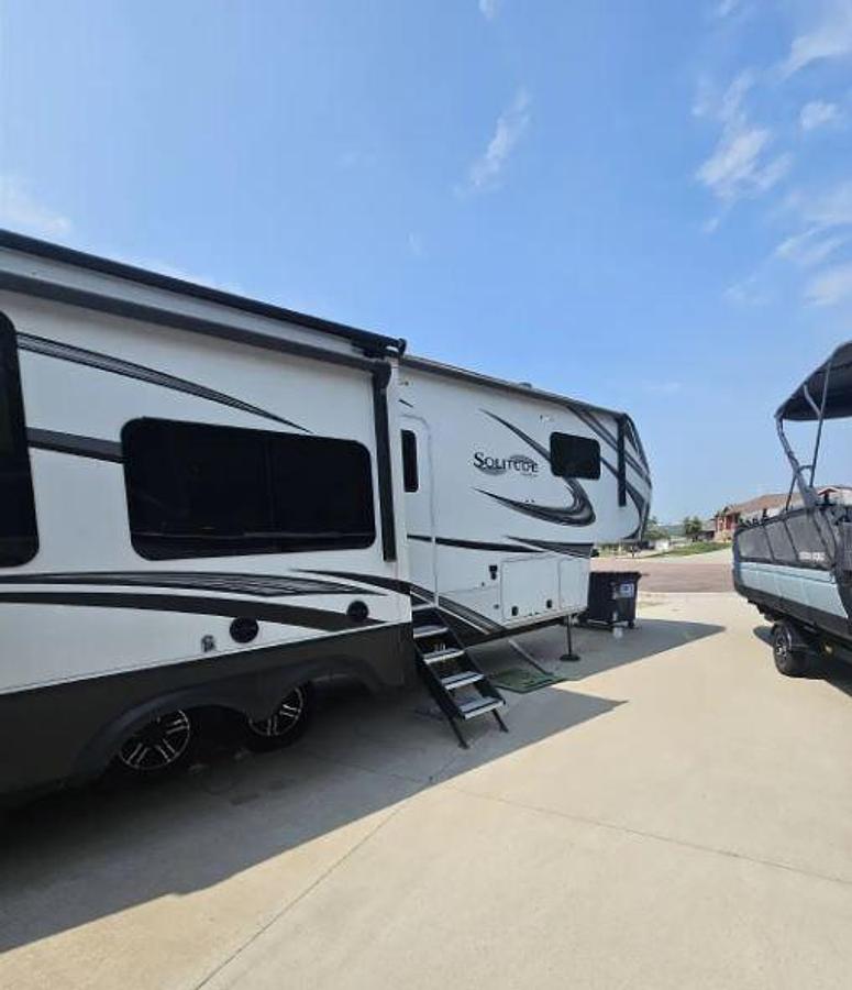 Used 2021 Grand Design Solitude 345GK Fifth Wheel