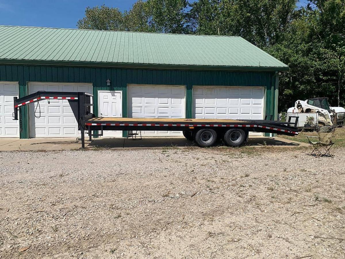 Used ATM 25' Gooseneck Tandem Dual-Axle Trailer