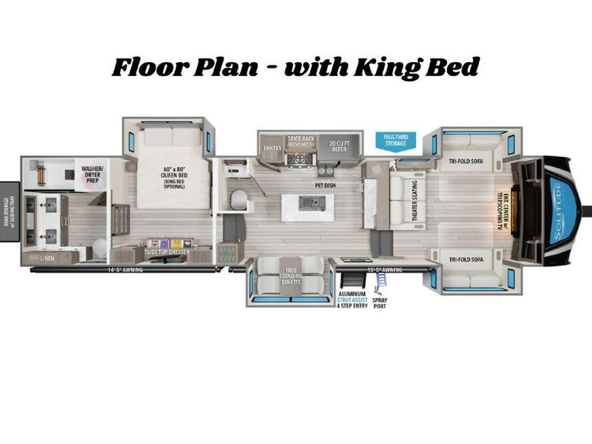 Used 2019 Grand Design SOLITUDE 380FL Fifth Wheel