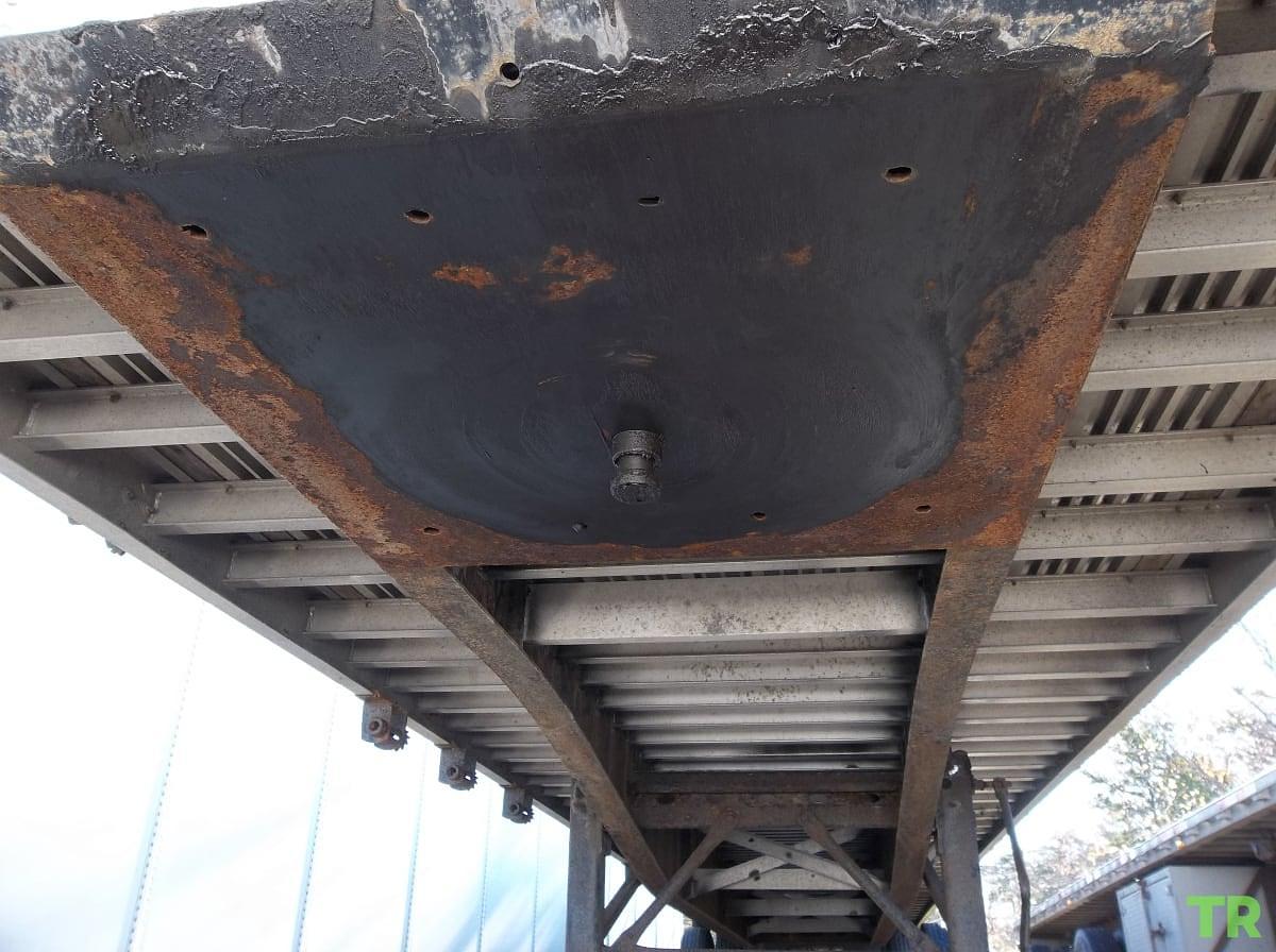 Used 2012 Aluminum Flatbed Semi Trailer
