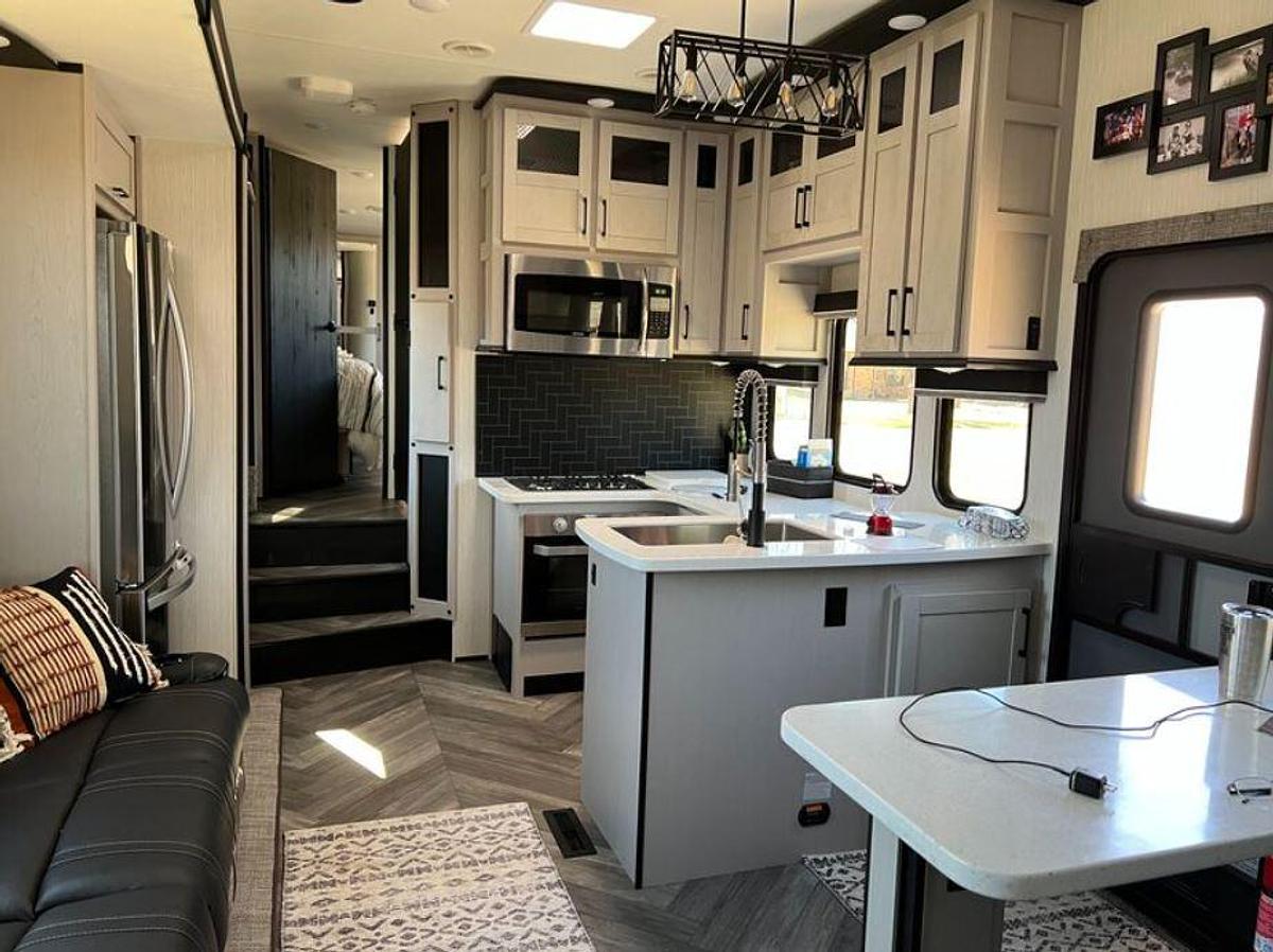 Used 2022 Heartland Cyclone 4007 Fifth Wheel Toy Hauler