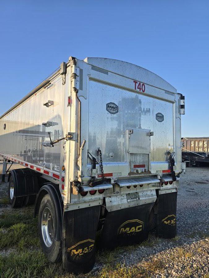 Used 2019 MAC 40' x 102" Aluminum End Dump Trailer