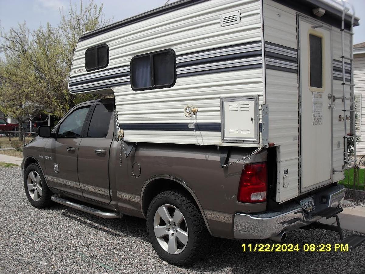 Used 2010 RAM 1500 with Six-Pac Camper