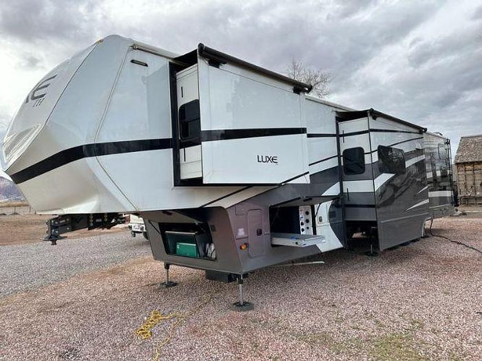 Used 2021 Luxe 48FB Fifth Wheel Toy Hauler