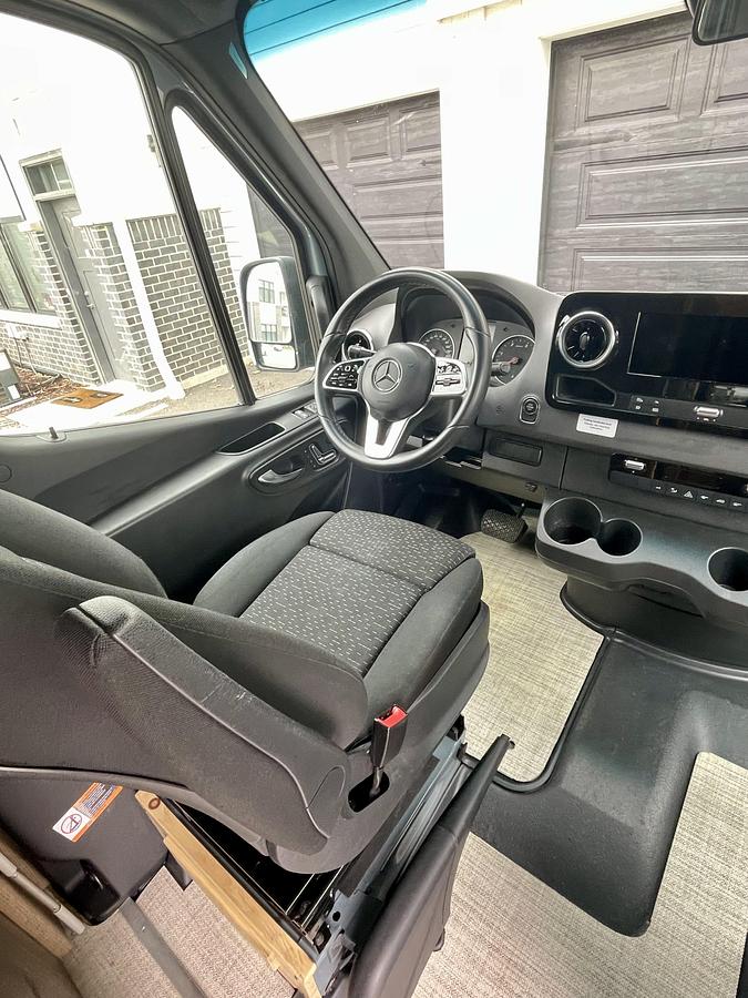 Used 2023 Mercedes-Benz Sprinter 144" Wheelbase High-Roof Complete Custom Built By Colorado Camper Van