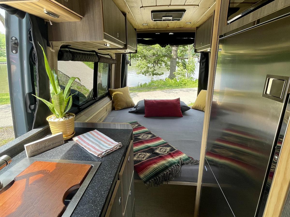 Used 2023 Mercedes-Benz Sprinter 144" Wheelbase High-Roof Complete Custom Built By Colorado Camper Van