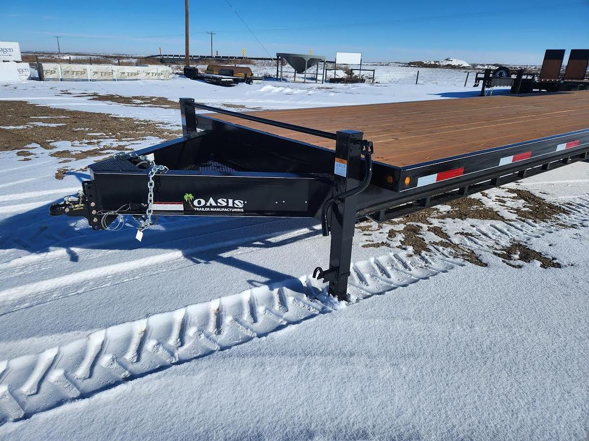 Used 2024 Oasis Highboy Flat Deck Trailer