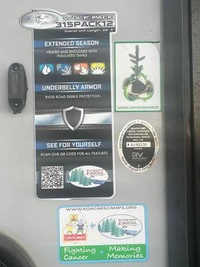 Used 2022 Cherokee Wolfpack 315 Pack 12