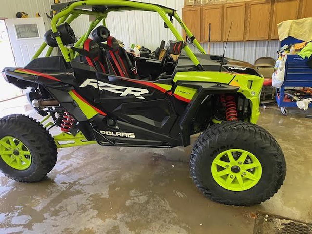 Used 2021 Polaris RZR Turbo S Lifted Lime