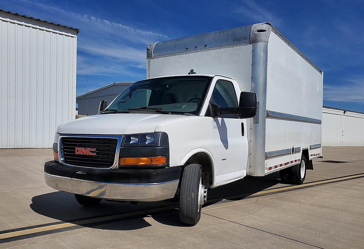 Used 2021 GMC G3500 Savana Box Truck