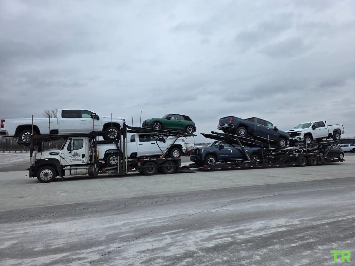 Used 2021 Freightliner 114SD Car Carrier with 2022 Cottrell CX09 Trailer