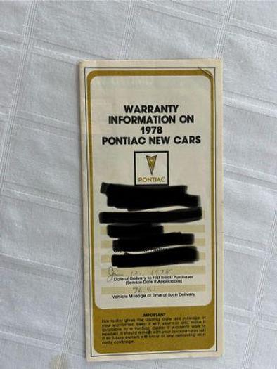 Used 1978 Pontiac Trans Am