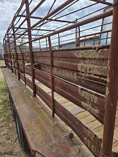 Used 1973 Gooseneck 20 ft Stock Trailer