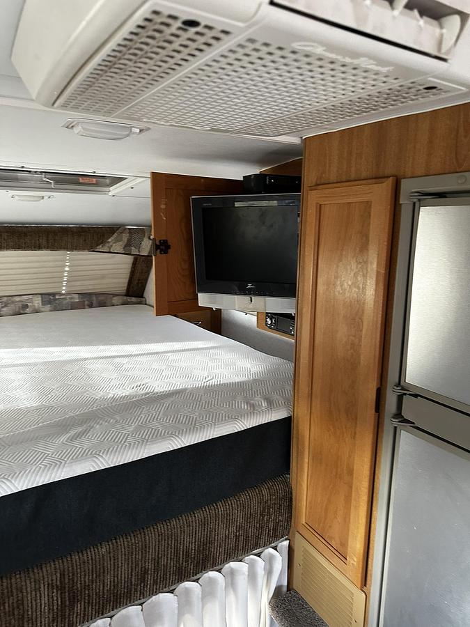 Used 2004 Lance 1161 Cab Over Camper Mounted on a 2005 Ford F350 Lariat