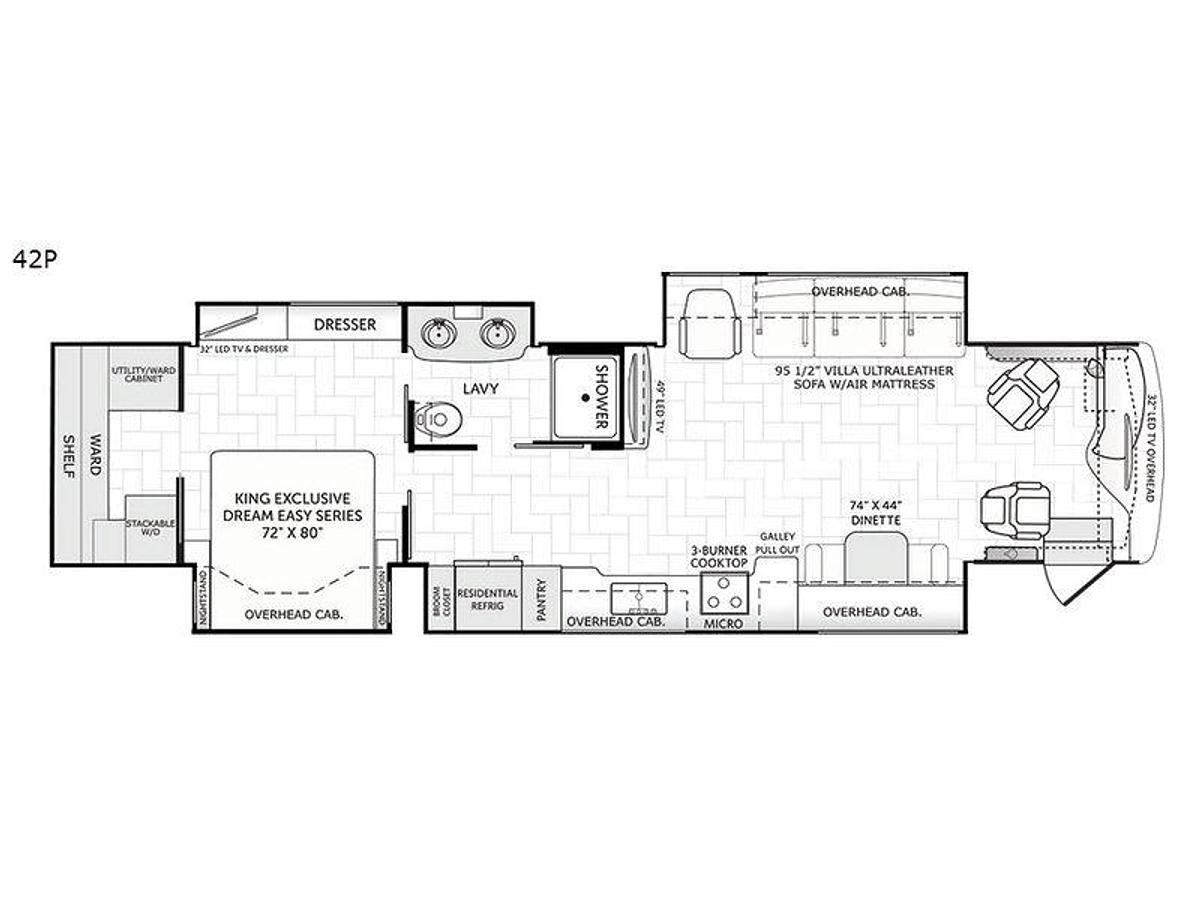 Used 2017 American Coach American Revolution 42P Class A Motorhome