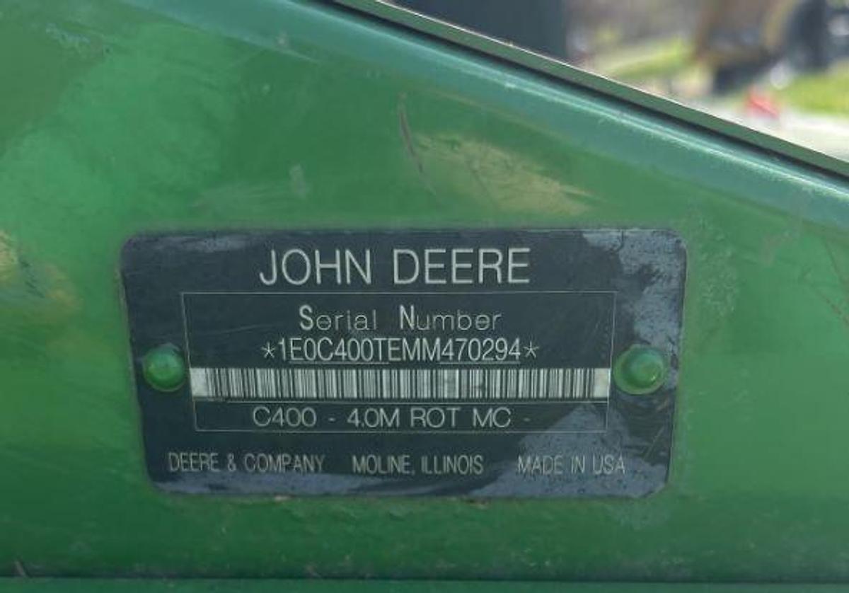 Used 2022 John Deere C400 Mower Conditioner