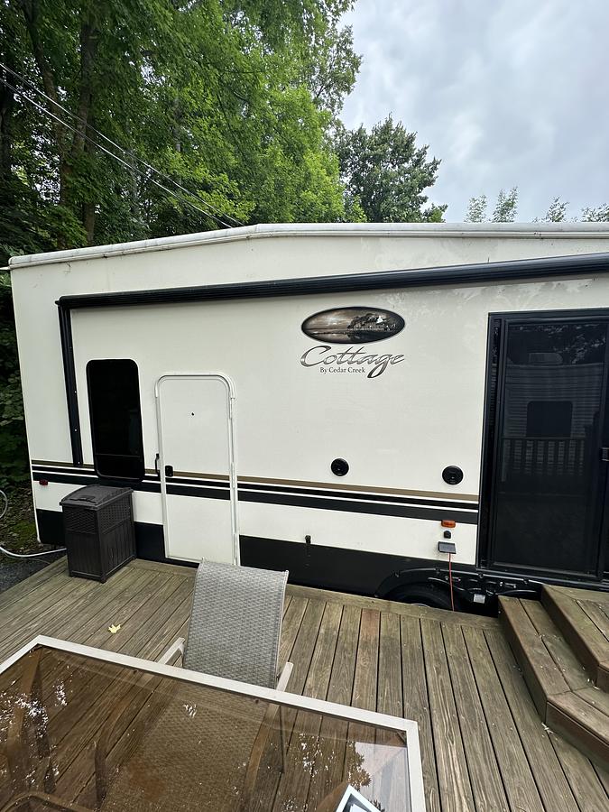 Used 2019 Forest River Cedar Creek Cottage Hathaway Edition Fifth Wheel