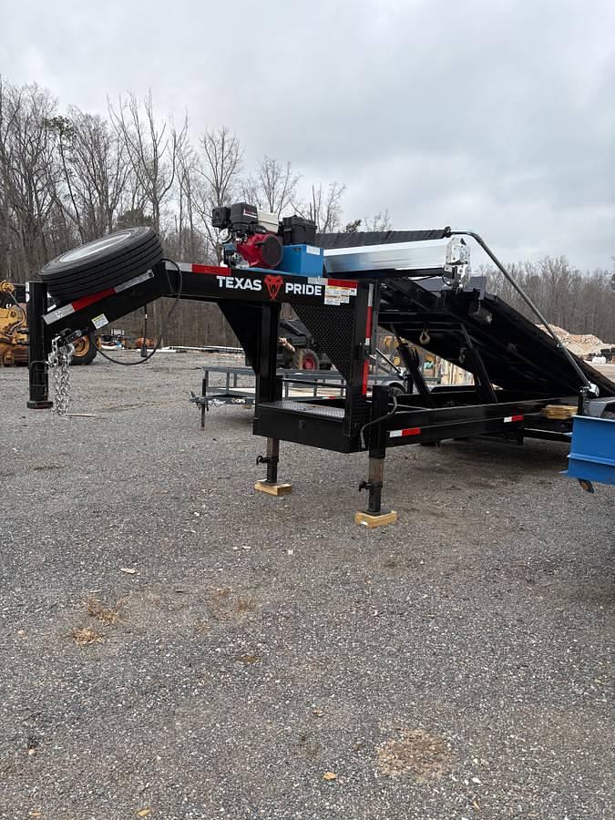 Used 2025 Texas Pride Roll Off Trailer and Flat bed Skid