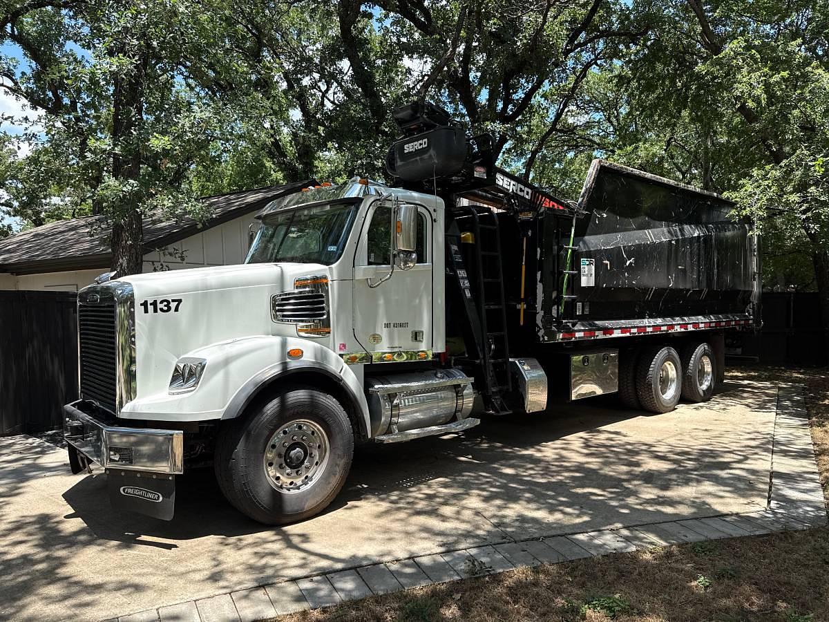 Used 2023 Freightliner SD 122 Front Loader Grapple Truck