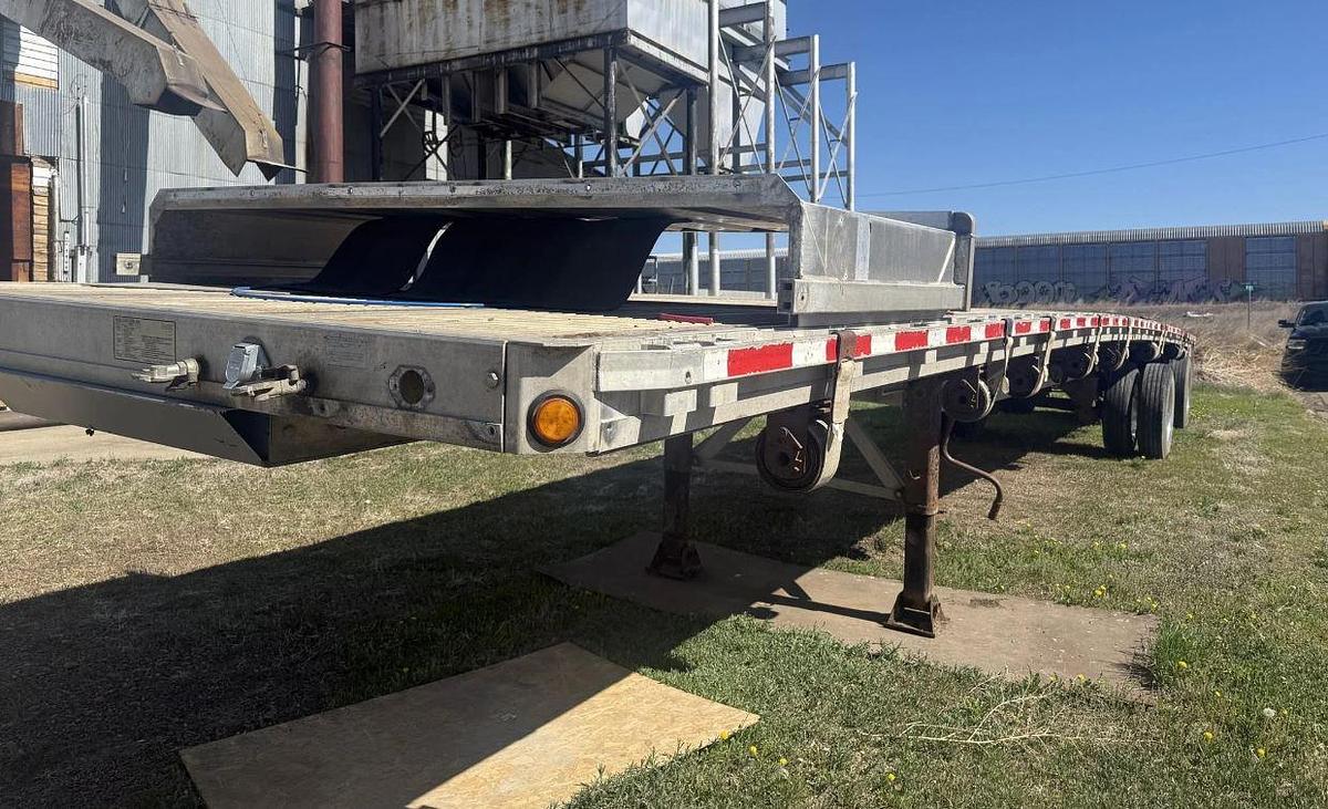 Used 2008 Reitnouer MaxMiser 48' x 102" Aluminum Flatbed Trailer
