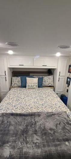 Used 2022 Forest River Riverstone Legacy Fifth Wheel Toy Hauler