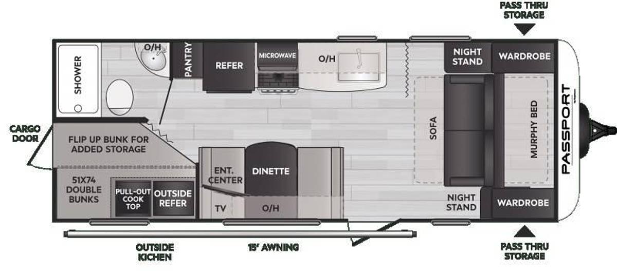 Used 2022 Keystone Passport 219BH