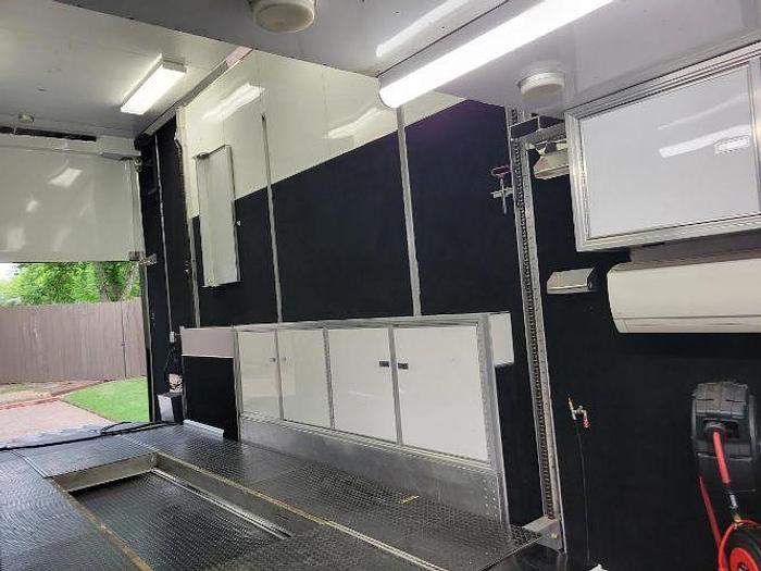 Used 2015 Motorsports Aluminum 3 Car Trailer