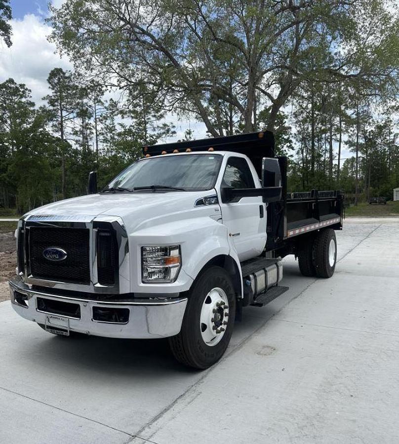 Used 2025 FORD F650 Super Duty Dump Truck