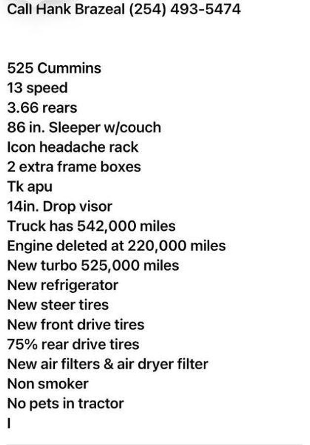 Used 2018 Kenworth W900L