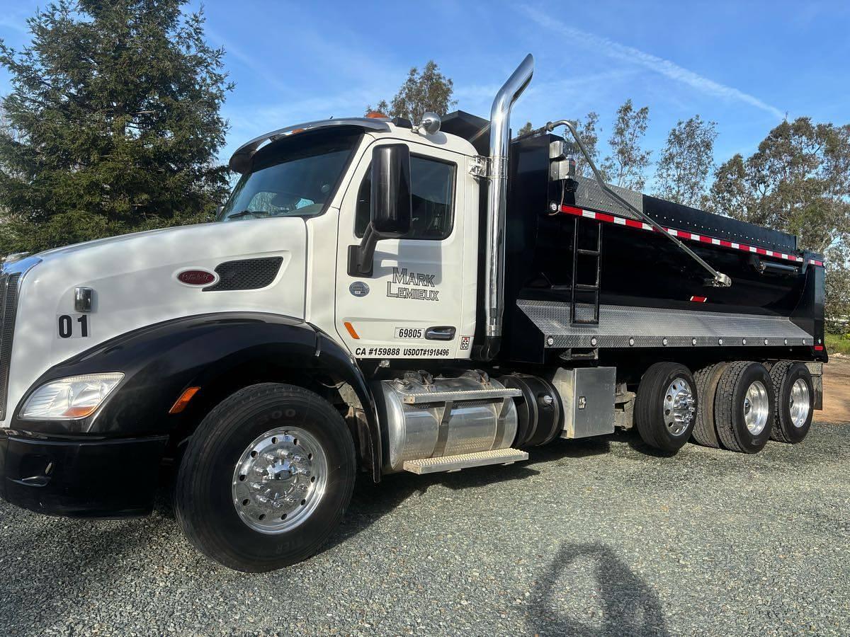 Used 2018 Peterbilt 579 Four Axle Dump Truck