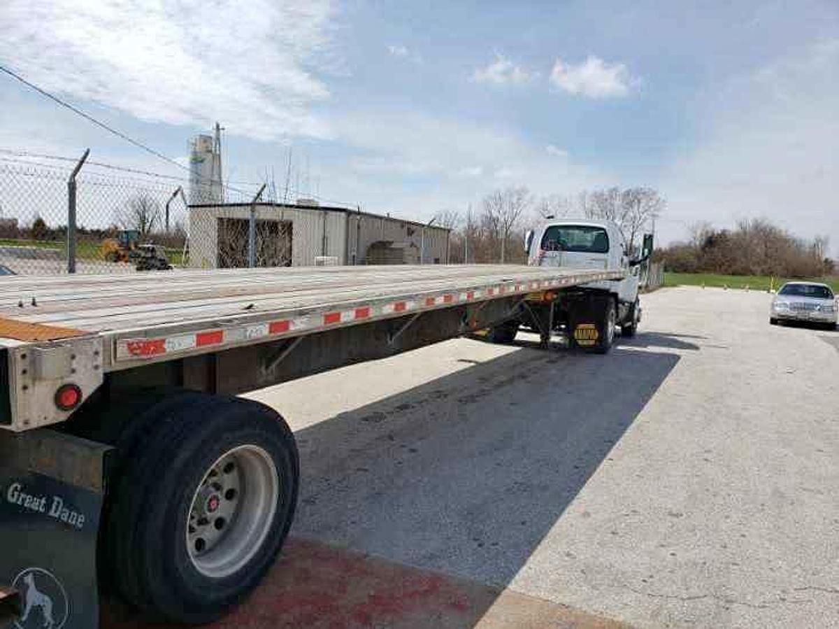 Used 2005 GREAT DANE 40FT Flatbed Trailer