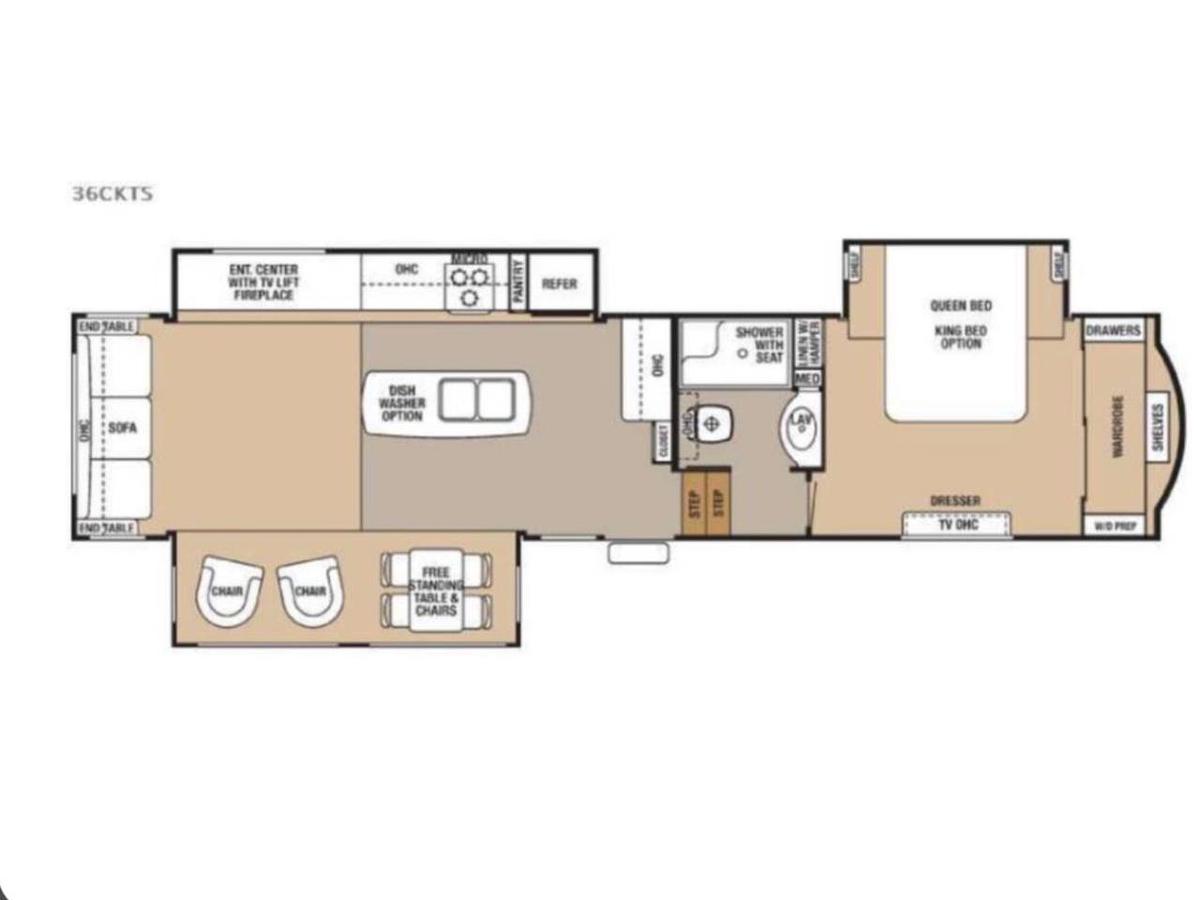 Used 2016 Forest River Cedar Creek 36CKTS Fifth Wheel