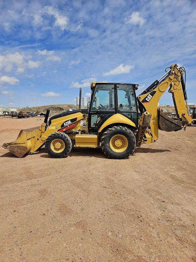Used 2008 Caterpillar 420E Loader Backhoe