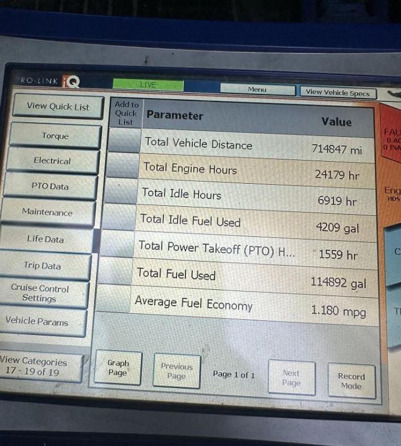 Used 1999 KENWORTH W900 Sleeper Semi Truck