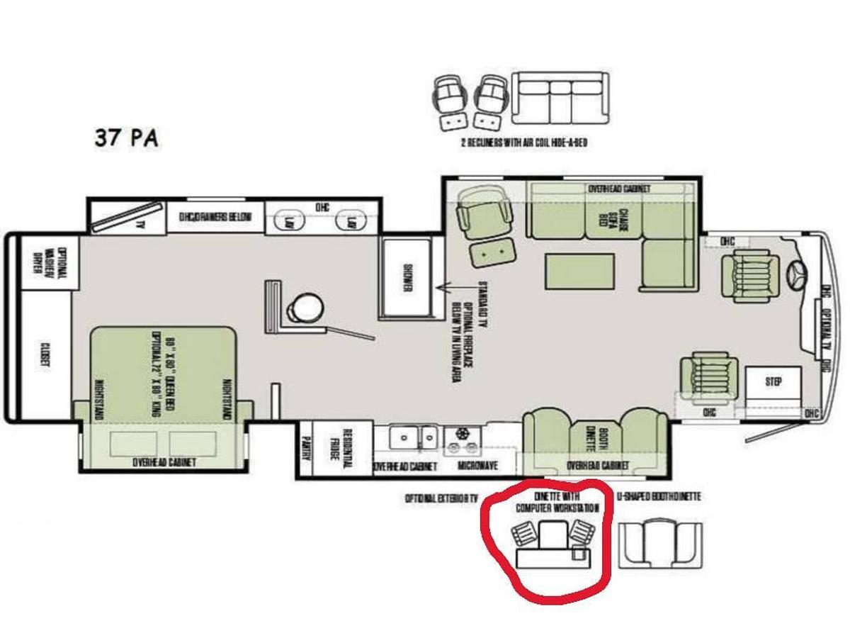 Used 2016 Tiffin Allegro Red 37PA