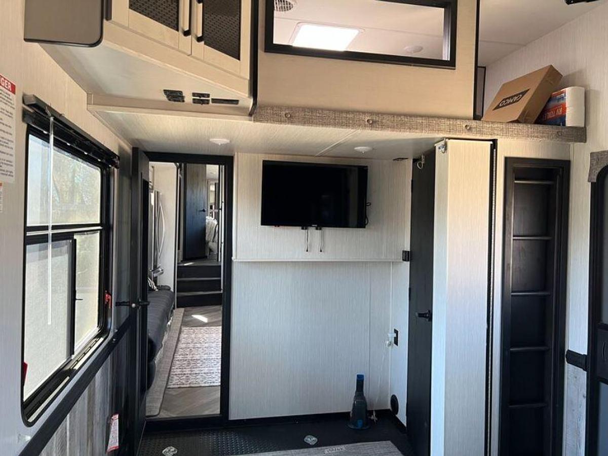 Used 2022 Heartland Cyclone 4007 Fifth Wheel Toy Hauler