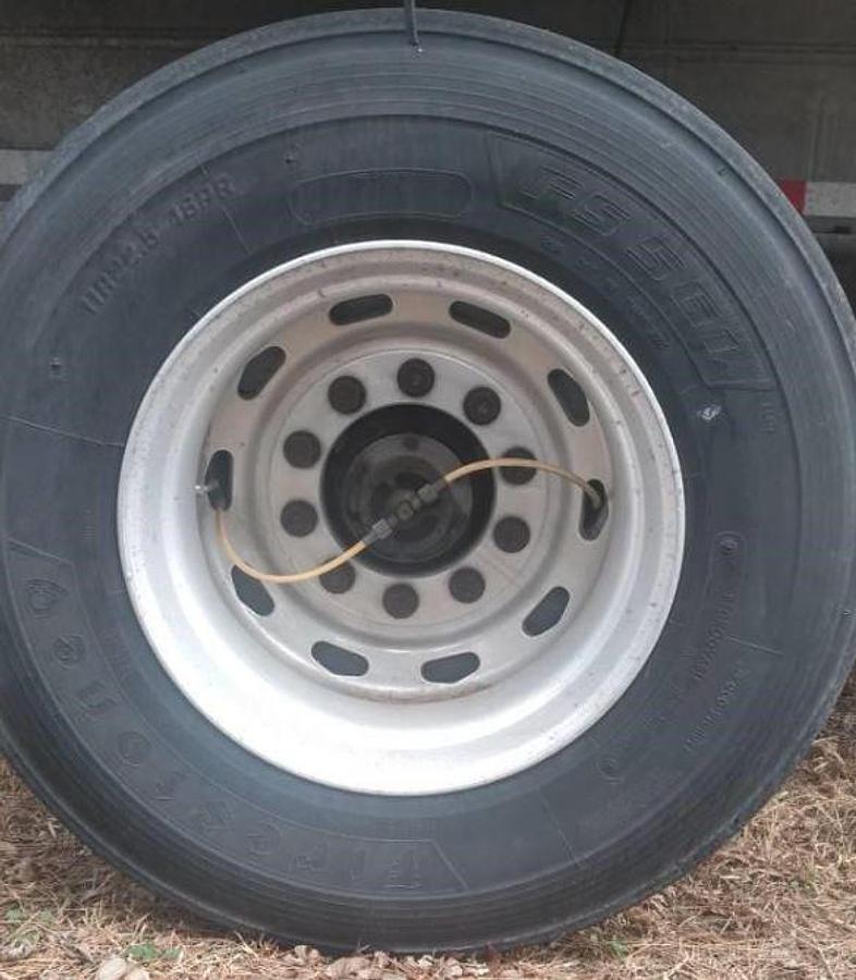 Used 2004 Benson Flatbed Trailer 714 Spread Axle