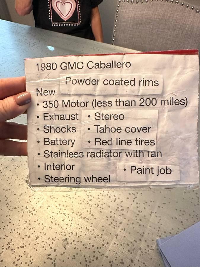 Used 1980 GMC Caballero