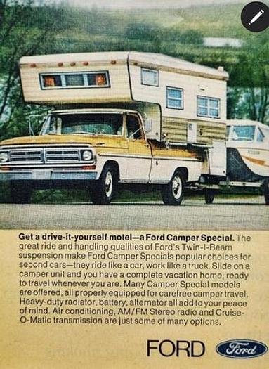 Used 1970 Ford F-250 Sport Custom Camper Edition