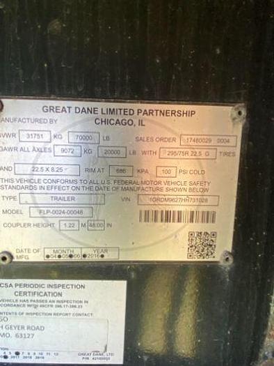 Used 2016 Peterbilt 579 Sleeper Truck