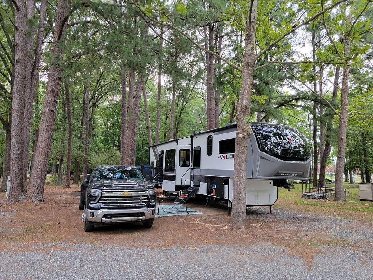 Used 2024 Alliance RV Valor 42V13 Luxury Fifth Wheel Toy Hauler