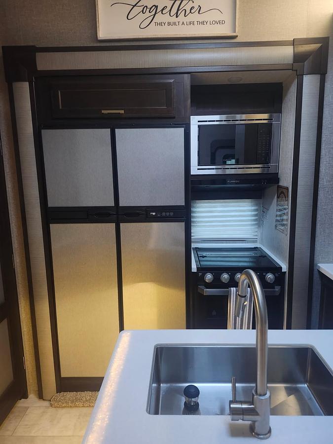 Used 2020 Grand Design Momentum G-Class 350G Fifth Wheel Toy Hauler