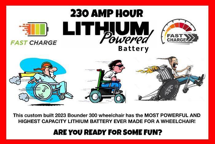 Used 2023 Bounder 300 All Terrain Power Wheelchair