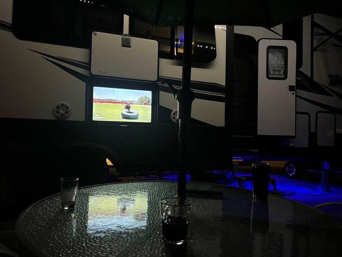 Used 2017 Grand Design Momentum M-Class 350M Fifth Wheel Toy Hauler