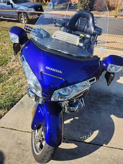 Used 2003 Honda Goldwing GL1800 A With 2017 Leonard 6x12 Trailer