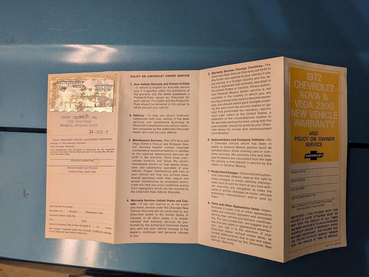 Used 1972 Chevrolet Nova Sedan